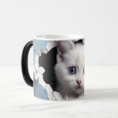 Mug Magic 3D cat Verwandlungstasse (Vorderseite Links)
