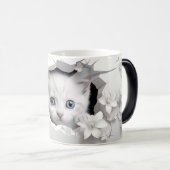 Mug Magic 3D cat Verwandlungstasse (VorderseiteRechts)