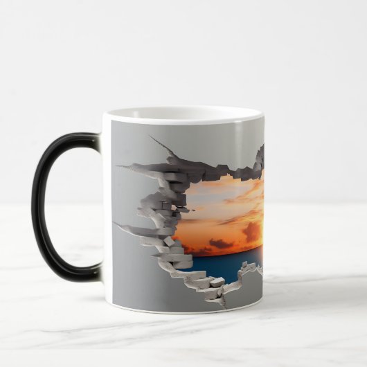 Mug Magic 3D Landscape Verwandlungstasse (Links)
