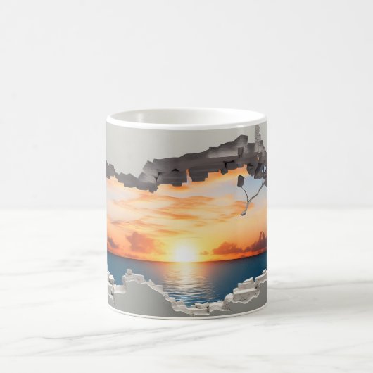 Mug Magic 3D Landscape Verwandlungstasse (Mittel)