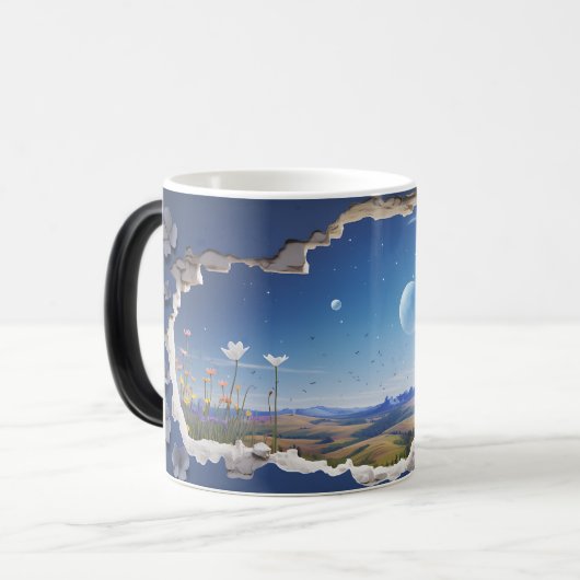 Mug Magic 3D Landscape Verwandlungstasse (Vorderseite Links)