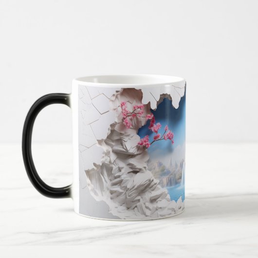 Mug Magic 3D Landscape Verwandlungstasse (Links)