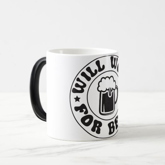 Mug Magic Beer Verwandlungstasse (Vorderseite Links)