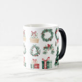 Mug Magic Festive Vintage Verwandlungstasse (VorderseiteRechts)
