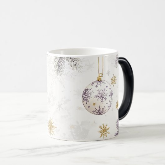 Mug Magic Festive Vintage Verwandlungstasse (VorderseiteRechts)