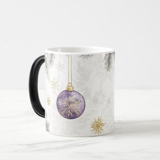 Mug Magic Festive Vintage Verwandlungstasse (Vorderseite Links)