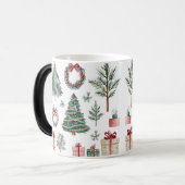 Mug Magic Festive Vintage Verwandlungstasse (Vorderseite Links)