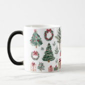 Mug Magic Festive Vintage Verwandlungstasse (Links)