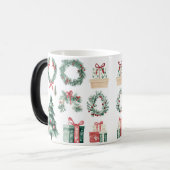 Mug Magic Festive Vintage Verwandlungstasse (Vorderseite Links)