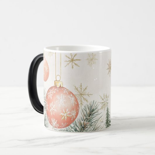 Mug Magic Festive Vintage Verwandlungstasse (Vorderseite Links)
