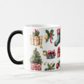 Mug Magic Festive Vintage Verwandlungstasse (Links)