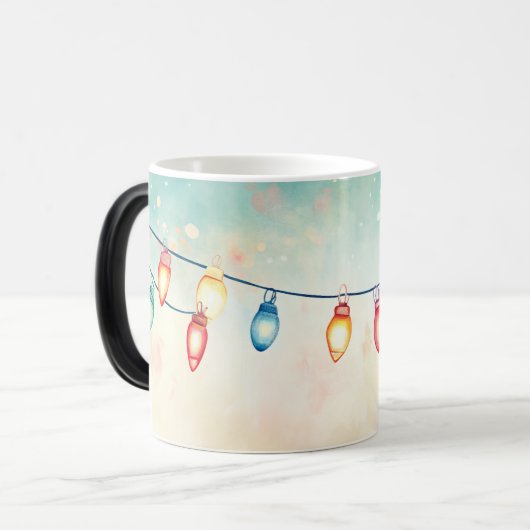 Mug Magic Festive Vintage Verwandlungstasse (Vorderseite Links)