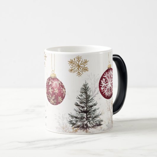 Mug Magic Festive Vintage Verwandlungstasse (VorderseiteRechts)