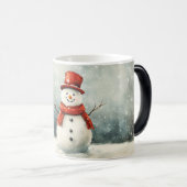 Mug Magic Festive Vintage Verwandlungstasse (VorderseiteRechts)