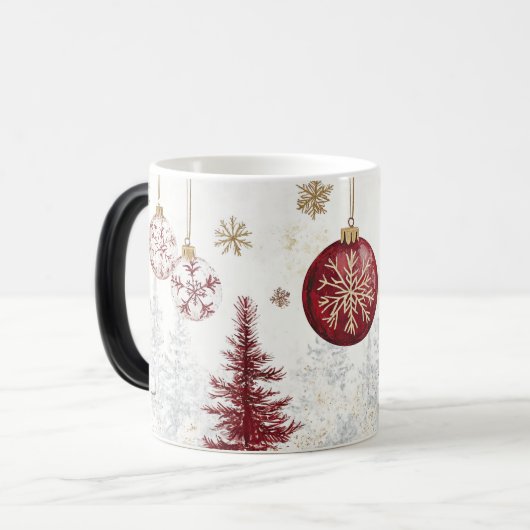 Mug Magic Festive Vintage Verwandlungstasse (Vorderseite Links)
