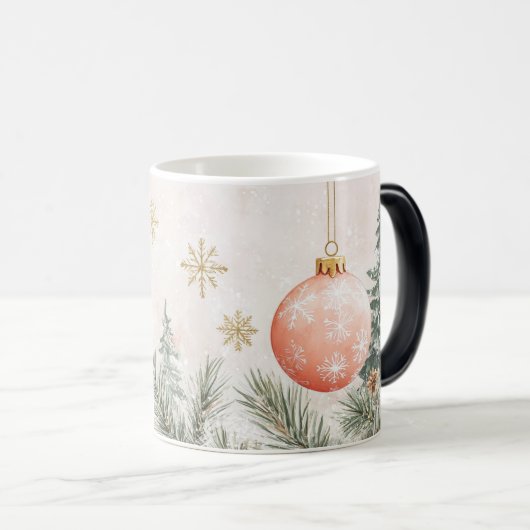 Mug Magic Festive Vintage Verwandlungstasse (VorderseiteRechts)
