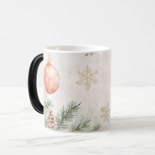 Mug Magic Festive Vintage Verwandlungstasse (Vorderseite Links)