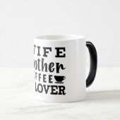 Mug Magic Funny Office Coffee Quotes Verwandlungstasse (VorderseiteRechts)