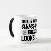 Mug Magic Funny Office Coffee Quotes Verwandlungstasse (Vorderseite Links)