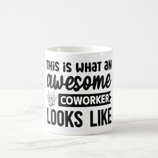 Mug Magic Funny Office Coffee Quotes Verwandlungstasse (Mittel)
