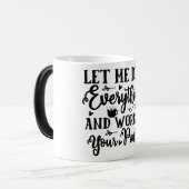 Mug Magic Funny Office Coffee Quotes Verwandlungstasse (Vorderseite Links)