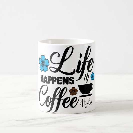 Mug Magic Funny Office Coffee Quotes Verwandlungstasse (Mittel)
