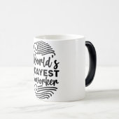 Mug Magic Funny Office Coffee Quotes Verwandlungstasse (VorderseiteRechts)