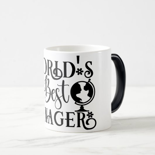 Mug Magic Funny Office Coffee Quotes Verwandlungstasse (VorderseiteRechts)