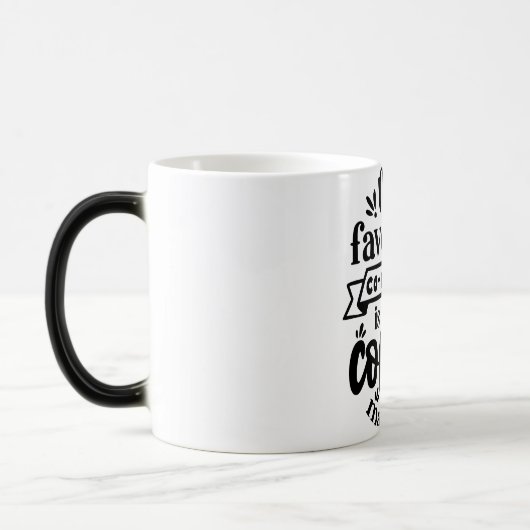Mug Magic Funny Office Coffee Quotes Verwandlungstasse (Links)