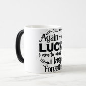 Mug Magic Funny Office Coffee Quotes Verwandlungstasse (Vorderseite Links)