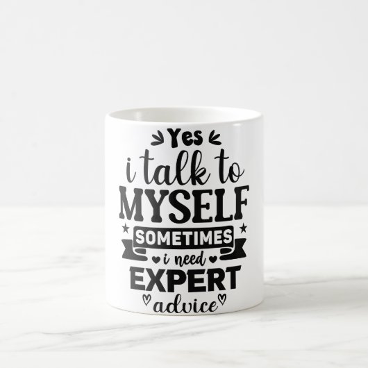 Mug Magic Funny Office Coffee Quotes Verwandlungstasse (Mittel)