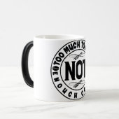 Mug Magic Funny Office Coffee Quotes Verwandlungstasse (Vorderseite Links)