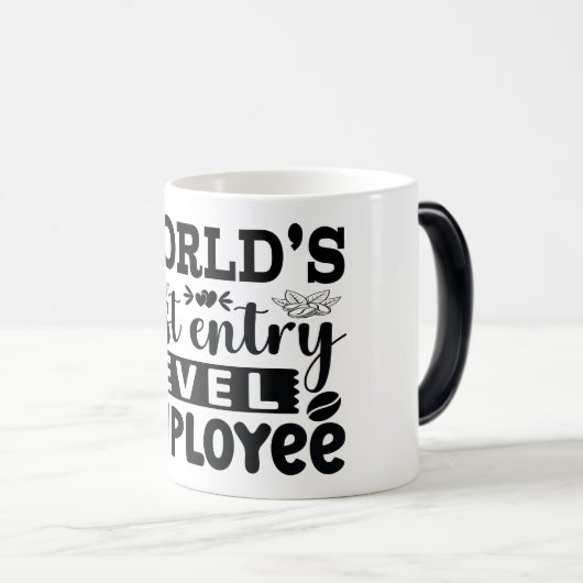 Mug Magic Funny Office Coffee Quotes Verwandlungstasse (VorderseiteRechts)