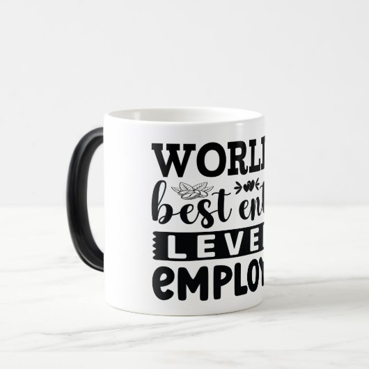 Mug Magic Funny Office Coffee Quotes Verwandlungstasse (Vorderseite Links)