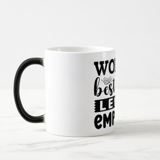 Mug Magic Funny Office Coffee Quotes Verwandlungstasse (Links)
