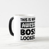 Mug Magic Funny Office Coffee Quotes Verwandlungstasse (Vorderseite Links)