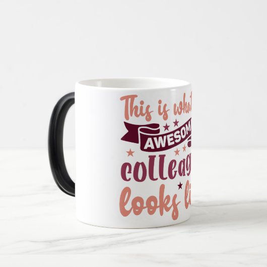 Mug Magic Funny Office Coffee Quotes Verwandlungstasse (Vorderseite Links)