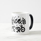 Mug Magic Funny Office Coffee Quotes Verwandlungstasse (VorderseiteRechts)