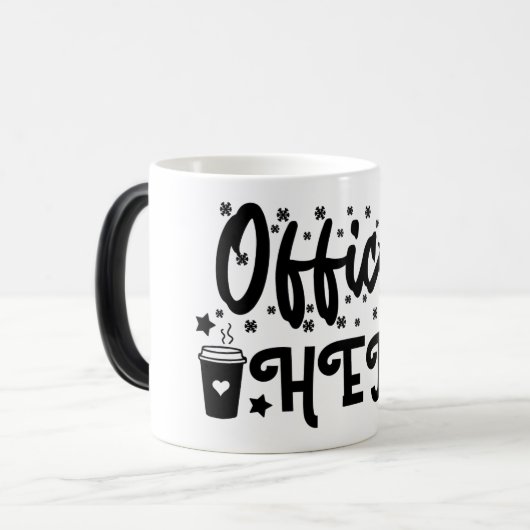 Mug Magic Funny Office Coffee Quotes Verwandlungstasse (Vorderseite Links)