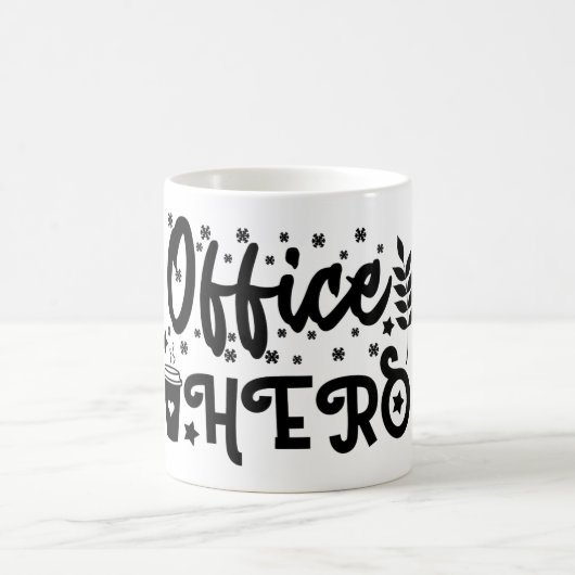 Mug Magic Funny Office Coffee Quotes Verwandlungstasse (Mittel)