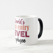 Mug Magic Funny Office Coffee Quotes Verwandlungstasse (VorderseiteRechts)