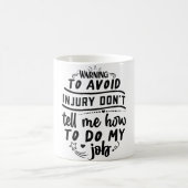 Mug Magic Funny Office Coffee Quotes Verwandlungstasse (Mittel)