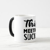 Mug Magic Funny Office Coffee Quotes Verwandlungstasse (Vorderseite Links)