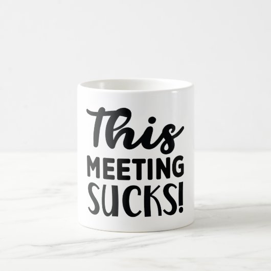 Mug Magic Funny Office Coffee Quotes Verwandlungstasse (Mittel)