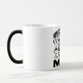 Mug Magic Funny Office Coffee Quotes Verwandlungstasse (Links)