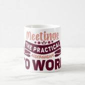 Mug Magic Funny Office Coffee Quotes Verwandlungstasse (Mittel)