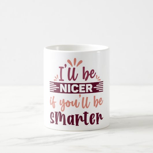 Mug Magic Funny Office Coffee Quotes Verwandlungstasse (Mittel)