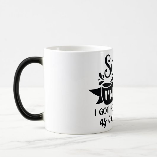 Mug Magic Funny Office Coffee Quotes Verwandlungstasse (Links)