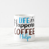 Mug Magic Funny Office Coffee Quotes Verwandlungstasse (Mittel)