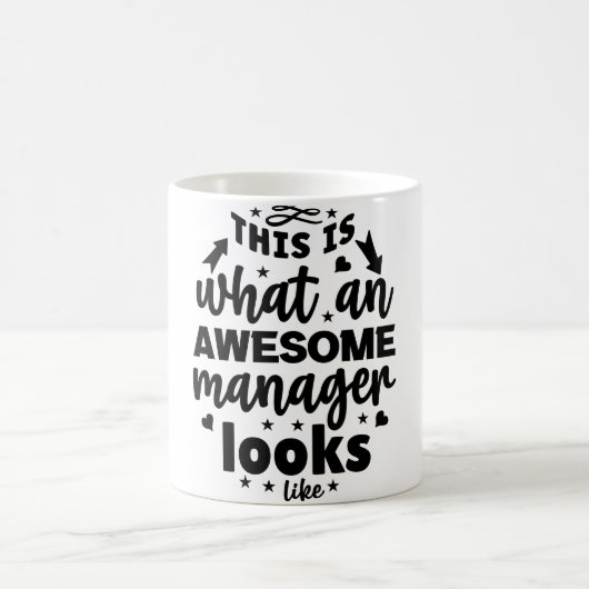 Mug Magic Funny Office Coffee Quotes Verwandlungstasse (Mittel)